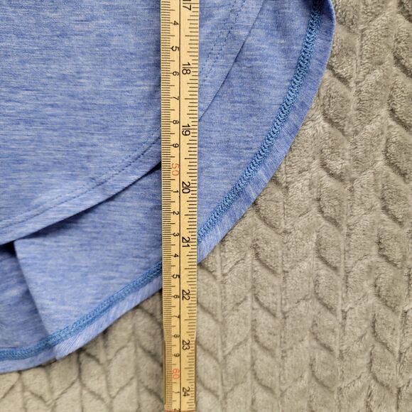 Under Armour Top T-Shirt Womens‎ Size XS Blue Logo Workout Training Casual Gym - Picture 4 of 7